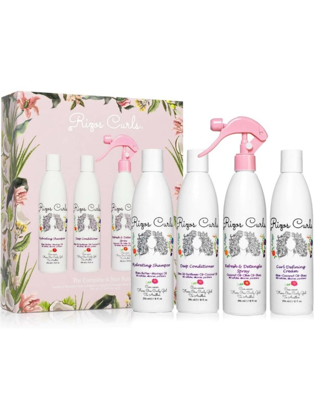 Complete 4-Step Curl Care Bundle for Defined, Moisturized Curls & Waves